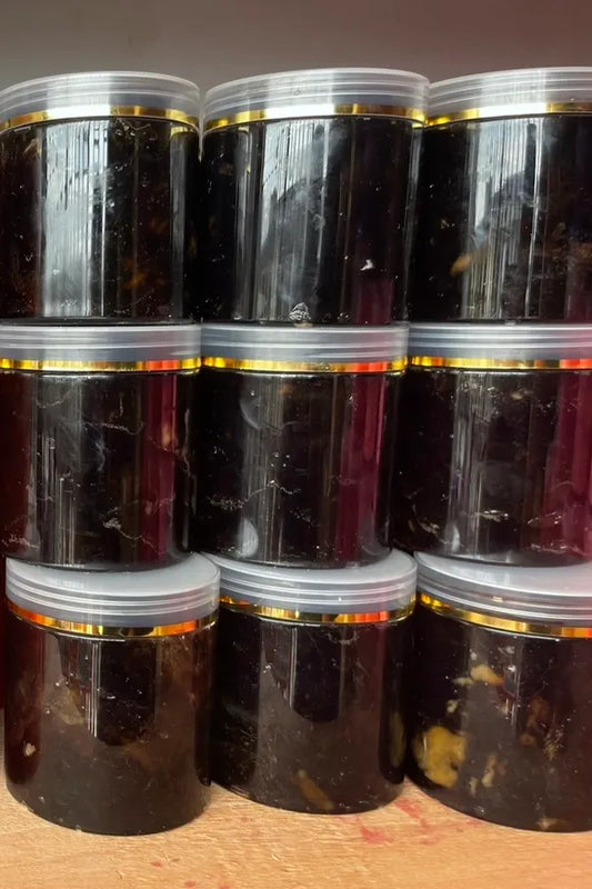 Skin gold black soap